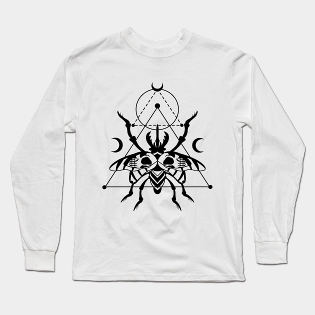 Magic Beetle Long Sleeve T-Shirt by KohorArt